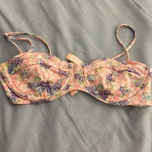Love shack fancy underwire bikini top